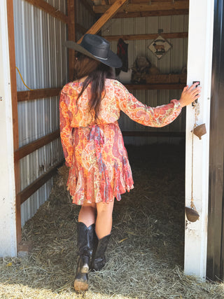 With The Wind Mini Dress