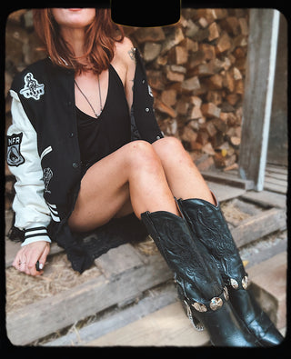 Star Conchos Boot Harness Chain