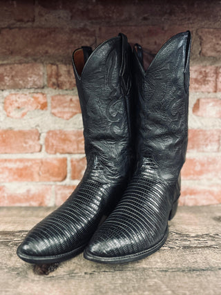 El Dorado Teju Lizard Men's Cowboy Boots Size 11.5