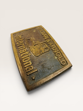 Wilbar & Arnold International Belt Buckle