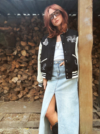 Sadie Maxi Denim Skirt