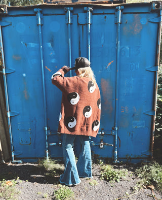 Good Vibes Oversized Cardigan