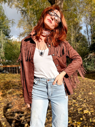 Wish You Didn't Know Fringe Shacket