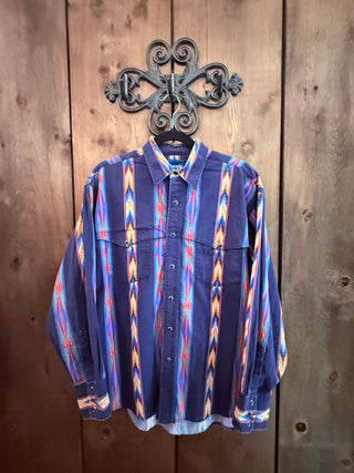 Vintage Men’s XL Wrangler Snap Up