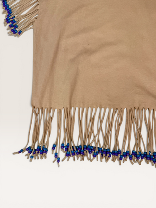 Beaded Fringe Chop Shop T-Shirt