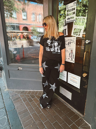 Ziggy Star Rhinestone Pants