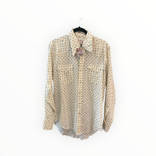 Vintage Wrangler Men’s Snap Up Shirt Size Large