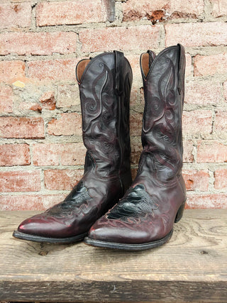 Nocona Caiman Inlay Men's Cowboy Boots Size 12