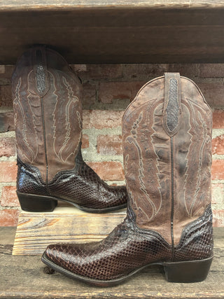 JB Dillon Snakeskin Men’s Cowboy Boots Size 10
