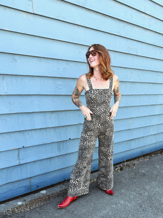 Dirty Little Secret Leopard Jumpsuit