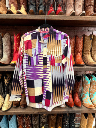 Men's Vintage Wrangler Snap Up Sz M