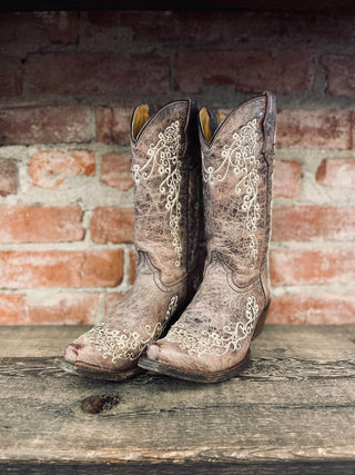 Corral Teen Women's Cowboy Boots Size 5