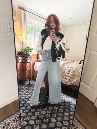 Sadie Maxi Denim Skirt