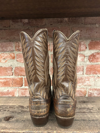 Dan Post Monitor Lizard Men’s Cowboy Boots Size 11