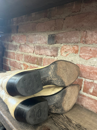 Panhandle Slim Smooth Quill Ostrich Men’s Cowboy Boots Size 11