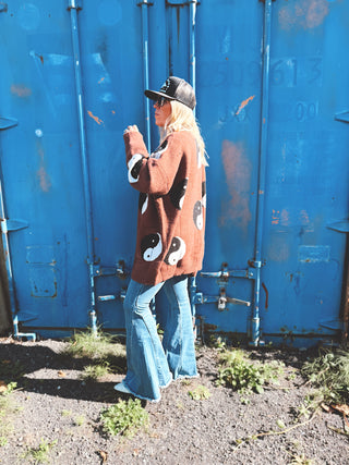 Good Vibes Oversized Cardigan