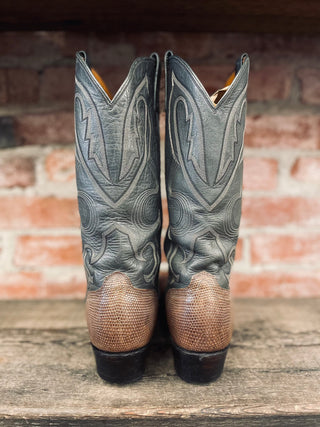 El Dorado Teju Lizzard Women's Cowboy Boots Size 10.5 /Men's Size 9