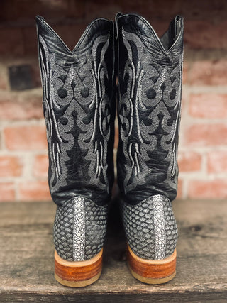 Los Altos Genuine Stingray Men's Cowboy Boots Size 8.5 / Women's Size 10