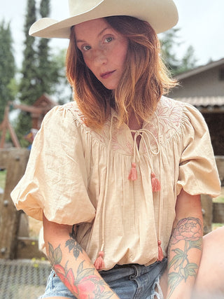 Alia Embroidered Top