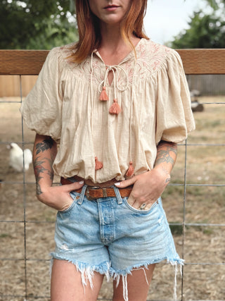 Alia Embroidered Top