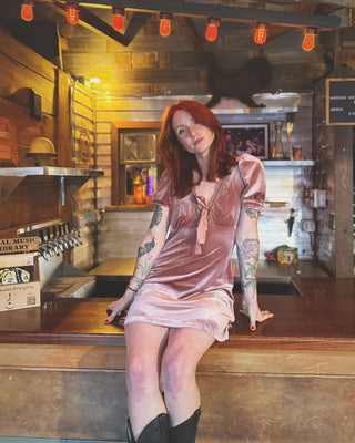 Talk About Love Velvet Mini Dress