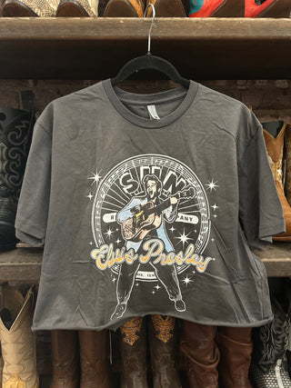 Chop Shop Elvis All Shook Up Crop Top T-shirt