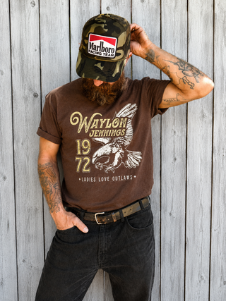 Waylon Jennings 1972 - The Eagle Album Tee