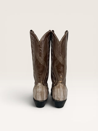 Tony Lama Genuine Eel Women's Cowboy Boots Size 8