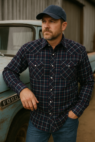 Wrangler Quilted Lined Flannel Shirt