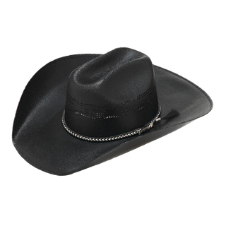 Twister Men's Bangora Black Straw Cowboy Hat