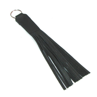 Fringe Leather Snap Key Clip