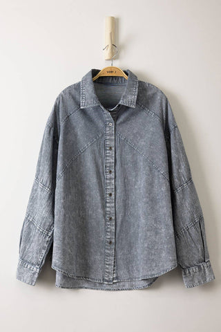 Fly Away Chambray Button Down Shirt