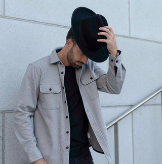Wool Felt Open Road Fedora Hat