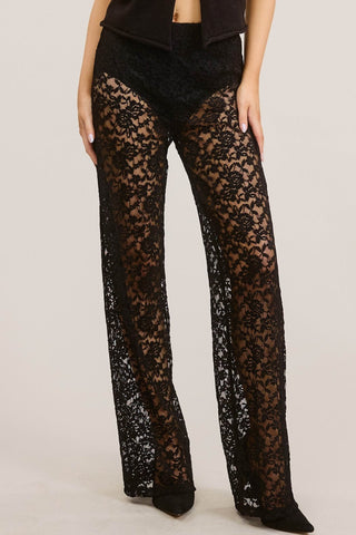 Stop and Stare Lace Pants