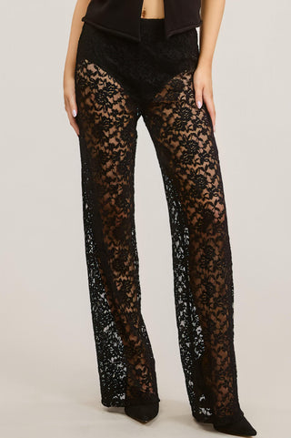 Stop and Stare Lace Pants
