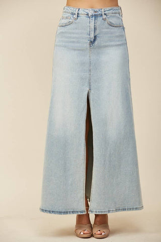 Sadie Maxi Denim Skirt