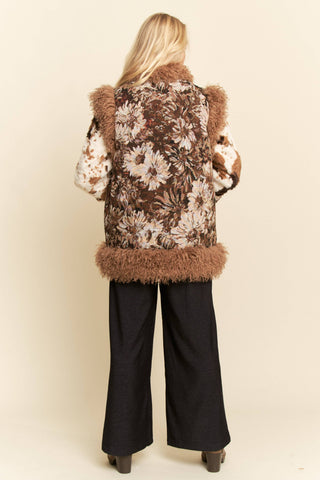 Desert Daisy Jacquard Vest