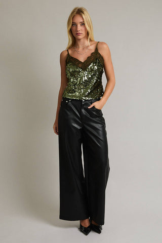 Start Me Up Sequin Tank Top