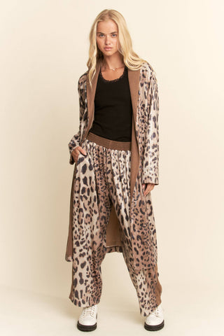 Caviar Dreams Leopard Sequins Duster