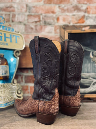 Lucchese Snakeskin Women's Cowboy Boots Size 7