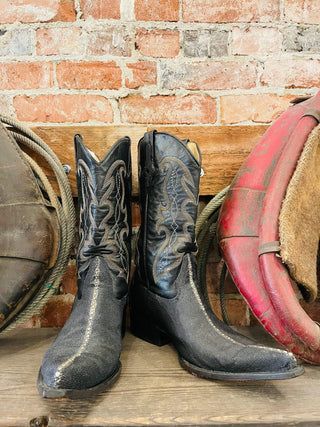 Marco Delli Genuine Stingray Men's Cowboy Boots Size 9 / Women's Size 10.5