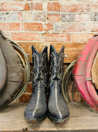 Marco Delli Genuine Stingray Men's Cowboy Boots Size 9 / Women's Size 10.5