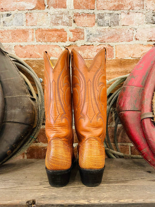 Nocona Ostrich Leg Women's Cowboy Boots Size 5.5