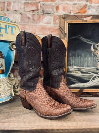 Lucchese Snakeskin Women's Cowboy Boots Size 7